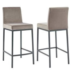 Diego Counter Stool - Grey/Grey Legs -Chic Furniture Shop 203 101GY GY 4