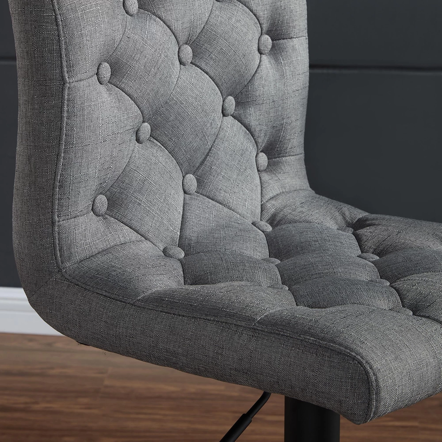 Dex Air Lift Stool - Grey Fabric 5 Dex Air Lift Stool - Grey Fabric - Image 3