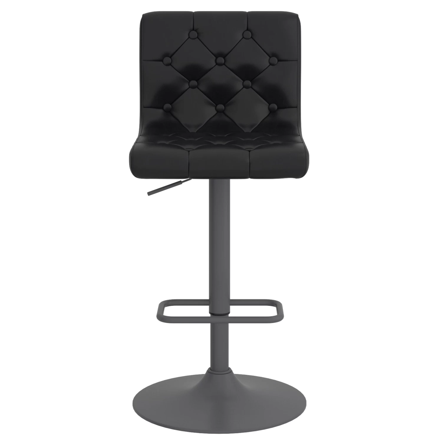 Dex Air Lift Stool - Black Faux Leather 5 Dex Air Lift Stool - Black Faux Leather - Image 3