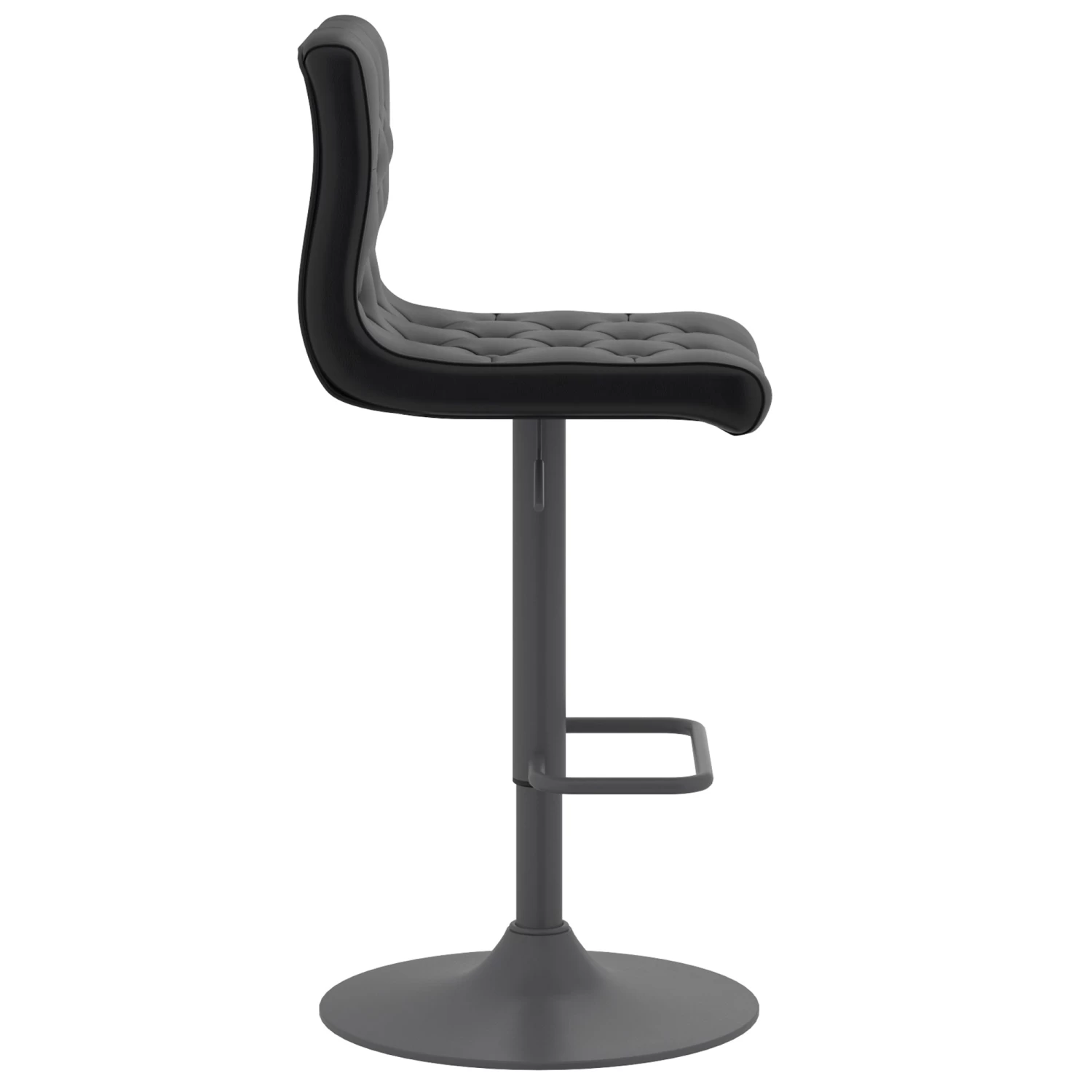 Dex Air Lift Stool - Black Faux Leather 6 Dex Air Lift Stool - Black Faux Leather - Image 4