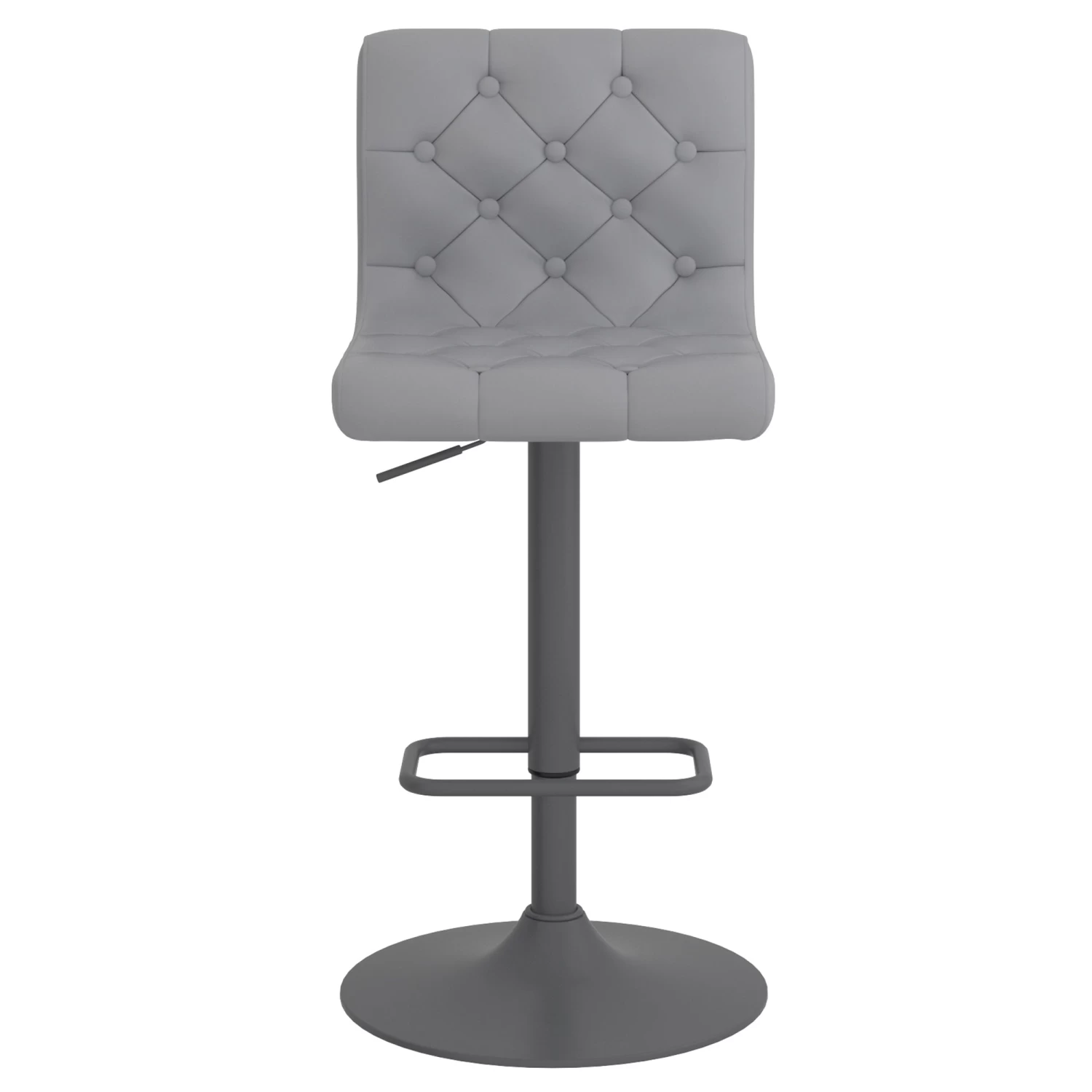 Dex Air Lift Stool - Grey Faux Leather 5 Dex Air Lift Stool - Grey Faux Leather - Image 3