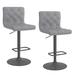 Dex Air Lift Stool - Grey Faux Leather 16 Dex Air Lift Stool - Grey Faux Leather -Chic Furniture Shop 203 153PUGR 6