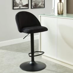 Taro Air Lift Stool - Black -Chic Furniture Shop 203 270BK 2 2