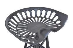 Tractor Adjustable Stool In Gunmetal -Chic Furniture Shop 203 363GM 3 2