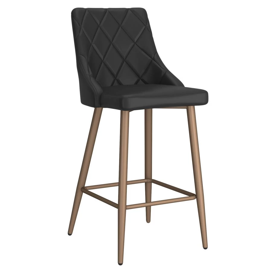 Antoine 26" Counter Stool, Set Of 2, In Black 9 Antoine 26" Counter Stool, Set Of 2, In Black - Image 7