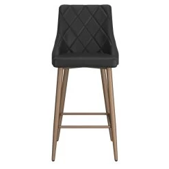 Antoine 26" Counter Stool, Set Of 2, In Black 13 Antoine 26" Counter Stool, Set Of 2, In Black -Chic Furniture Shop 203 573BK 3 1
