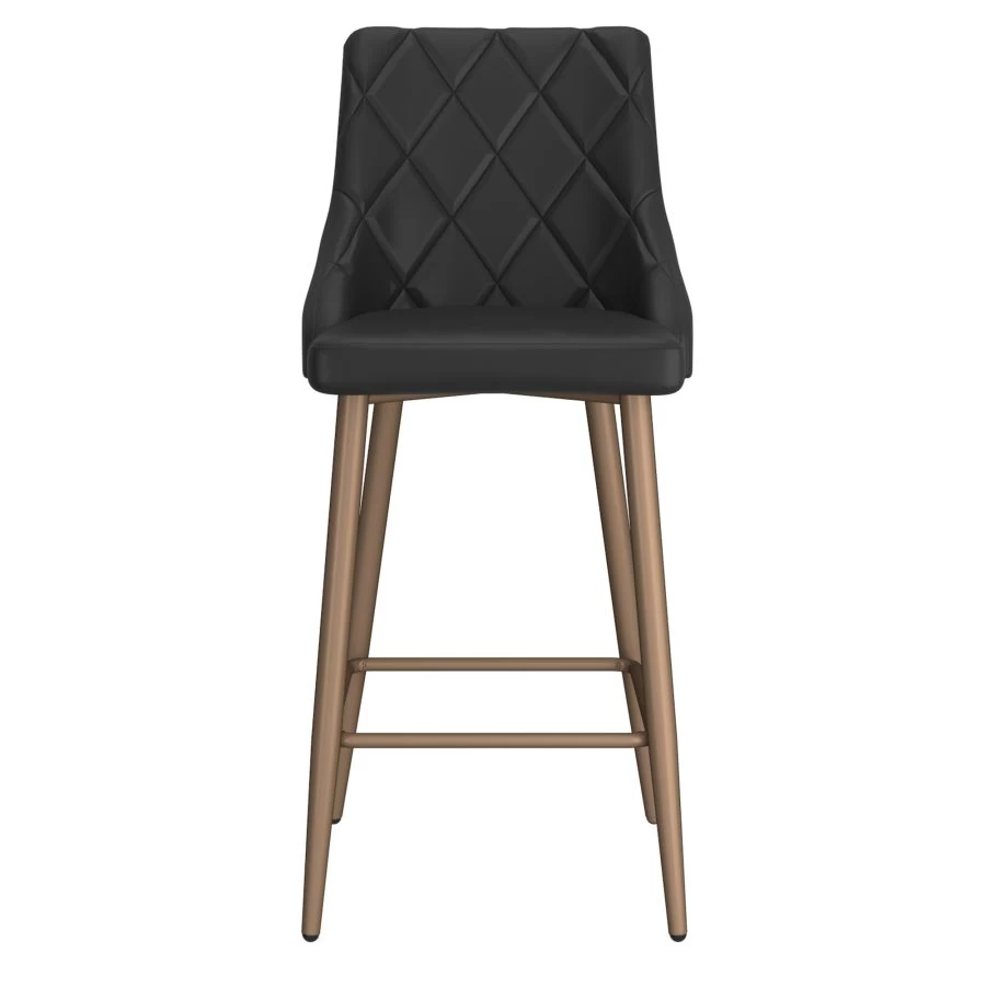 Antoine 26" Counter Stool, Set Of 2, In Black 6 Antoine 26" Counter Stool, Set Of 2, In Black - Image 4