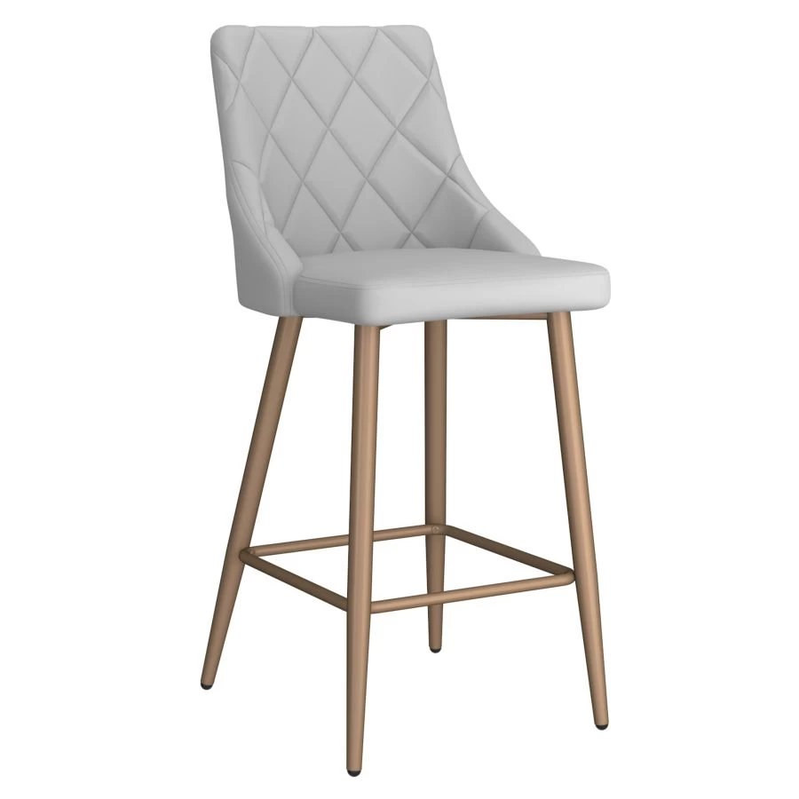 Antoine 26" Counter Stool, Set Of 2, In Light Grey 8 Antoine 26" Counter Stool, Set Of 2, In Light Grey - Image 6