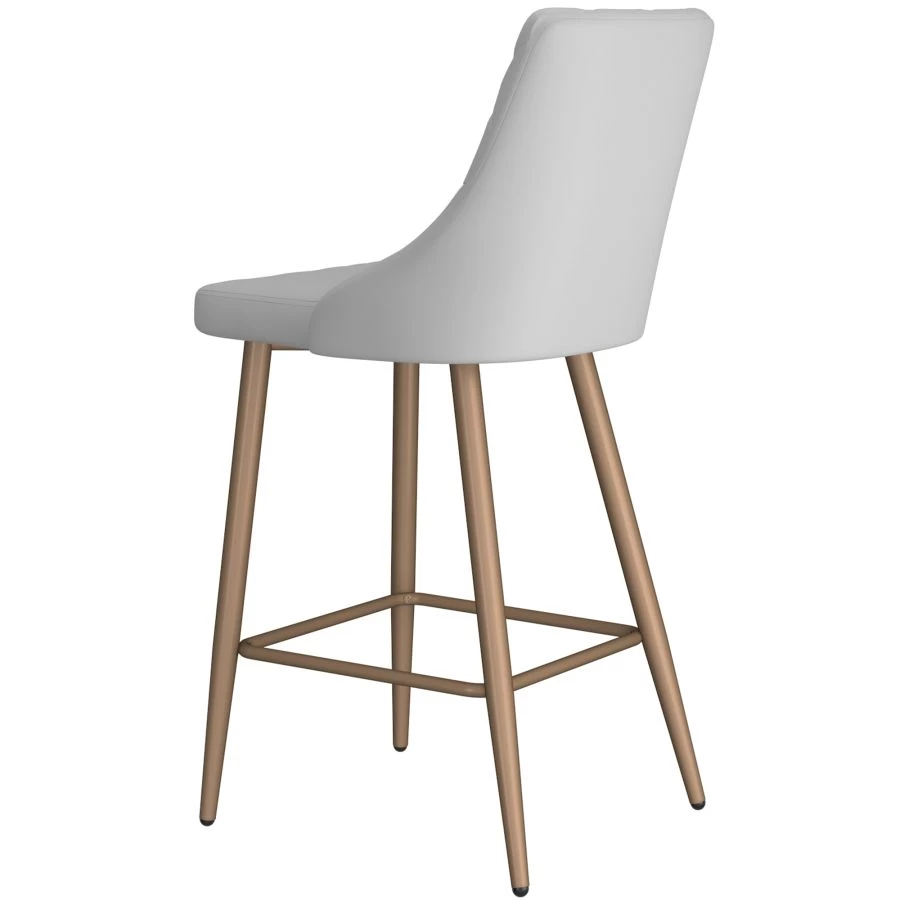 Antoine 26" Counter Stool, Set Of 2, In Light Grey 7 Antoine 26" Counter Stool, Set Of 2, In Light Grey - Image 5
