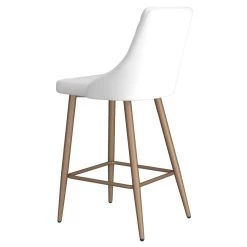 Antoine 26" Counter Stool, Set Of 2, In White -Chic Furniture Shop 203 573WT 2