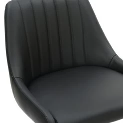 Kron Adjustable Height Air-Lift Swivel Stool - Set Of 2 - Black Faux Leather 16 Kron Adjustable Height Air-Lift Swivel Stool - Set Of 2 - Black Faux Leather -Chic Furniture Shop 203 574PUBK 5