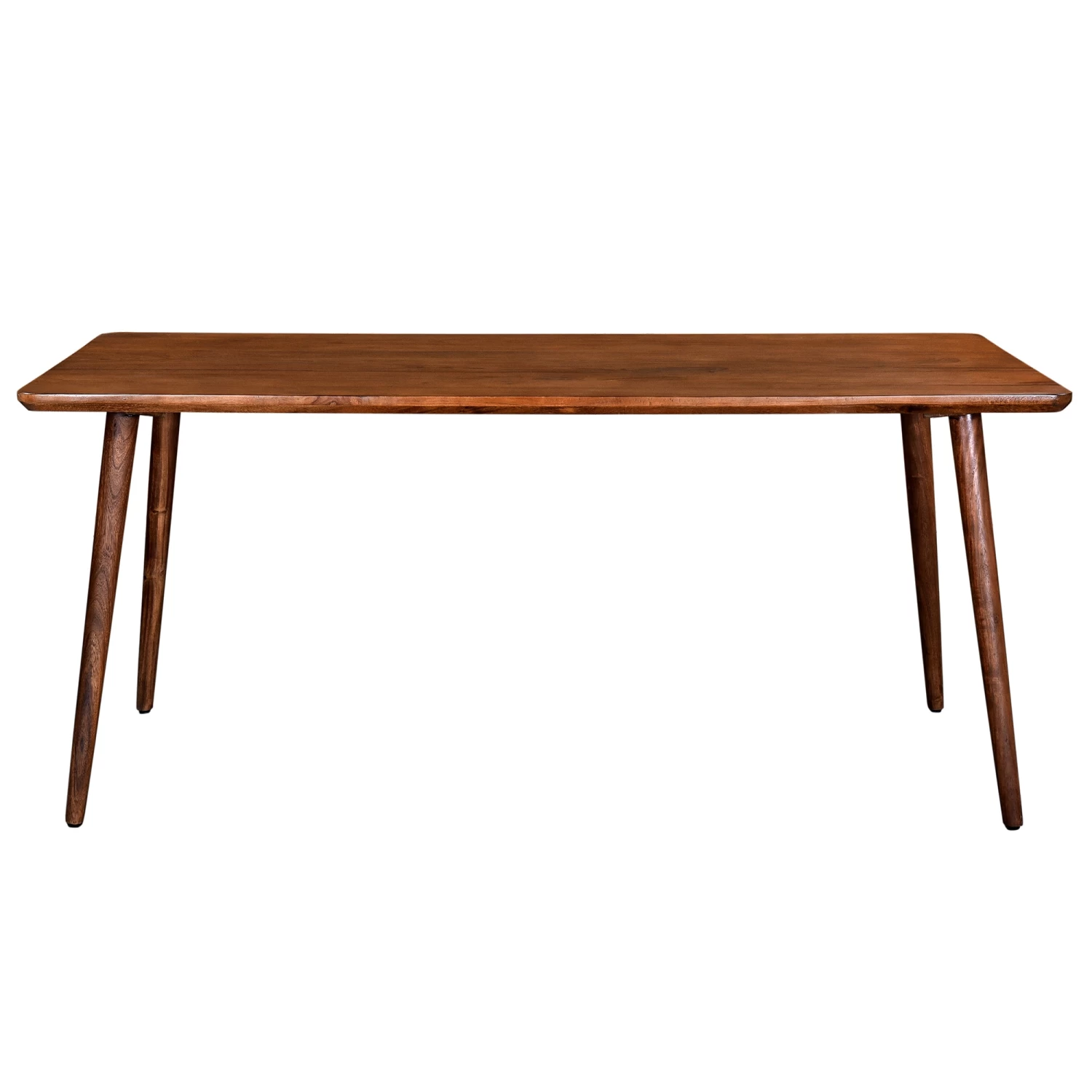 Arnav/Bianca 7pc Dining Set, Walnut/Walnut & Beige 6 Arnav/Bianca 7pc Dining Set, Walnut/Walnut & Beige - Image 4