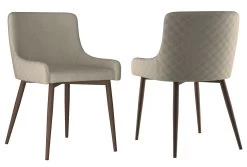 Arnav/Bianca 7pc Dining Set, Walnut/Walnut & Beige 14 Arnav/Bianca 7pc Dining Set, Walnut/Walnut & Beige -Chic Furniture Shop 207 445RE 086BG 4