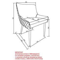 Arnav/Bianca 7pc Dining Set, Walnut/Walnut & Beige 17 Arnav/Bianca 7pc Dining Set, Walnut/Walnut & Beige -Chic Furniture Shop 207 445RE 086BG LD