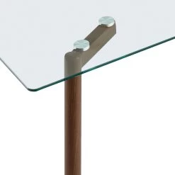 Todd/Lynda 5pc Dining Set, Walnut/Grey -Chic Furniture Shop 207 453 250GY 2