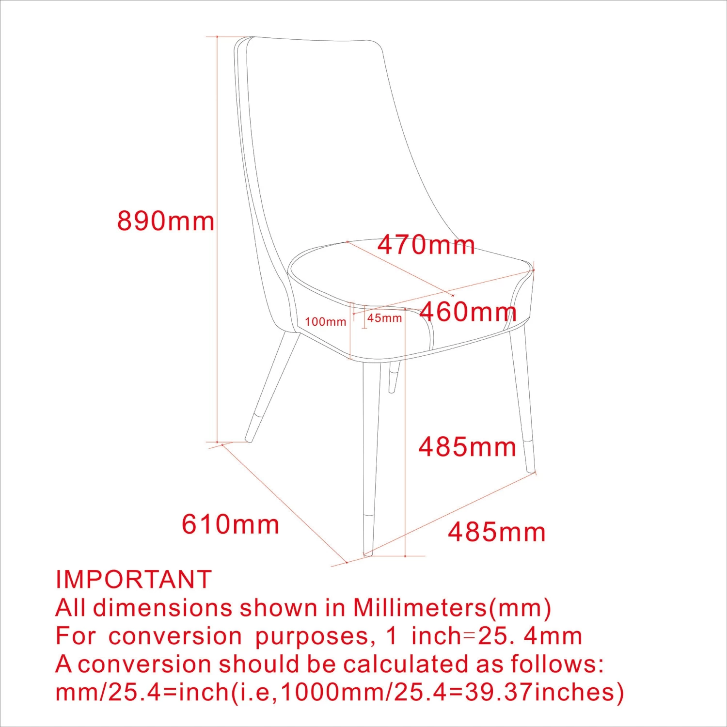 Andy/Silvano 5pc Dining Set, Black/Vintage Brown 10 Andy/Silvano 5pc Dining Set, Black/Vintage Brown - Image 8
