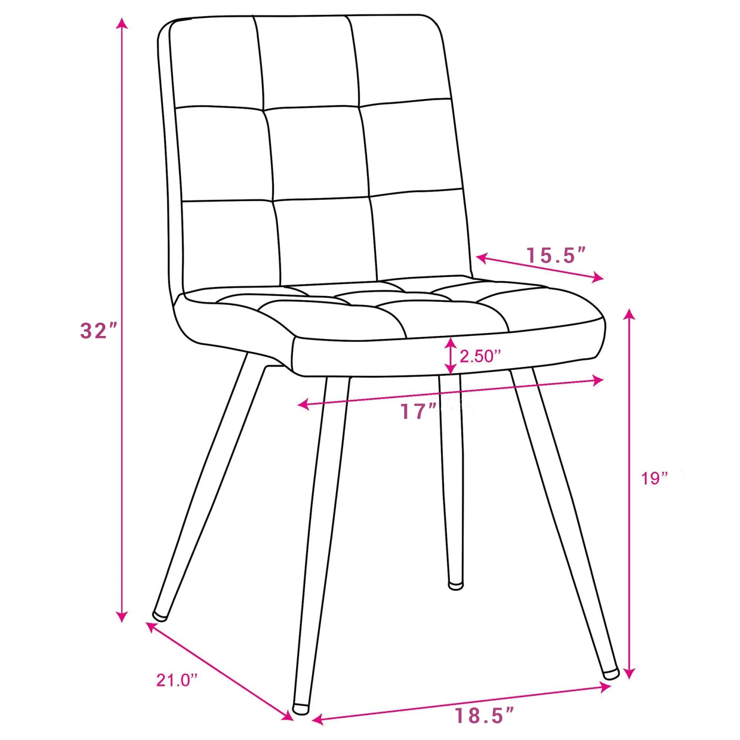 Contra/Suzette 7pc Dining Set, Black/Grey 10 Contra/Suzette 7pc Dining Set, Black/Grey - Image 8