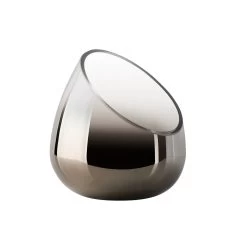 Smoke Mirror 5.5h" Angled Cone Hurricane Vase -Chic Furniture Shop 21150 z 1 lg