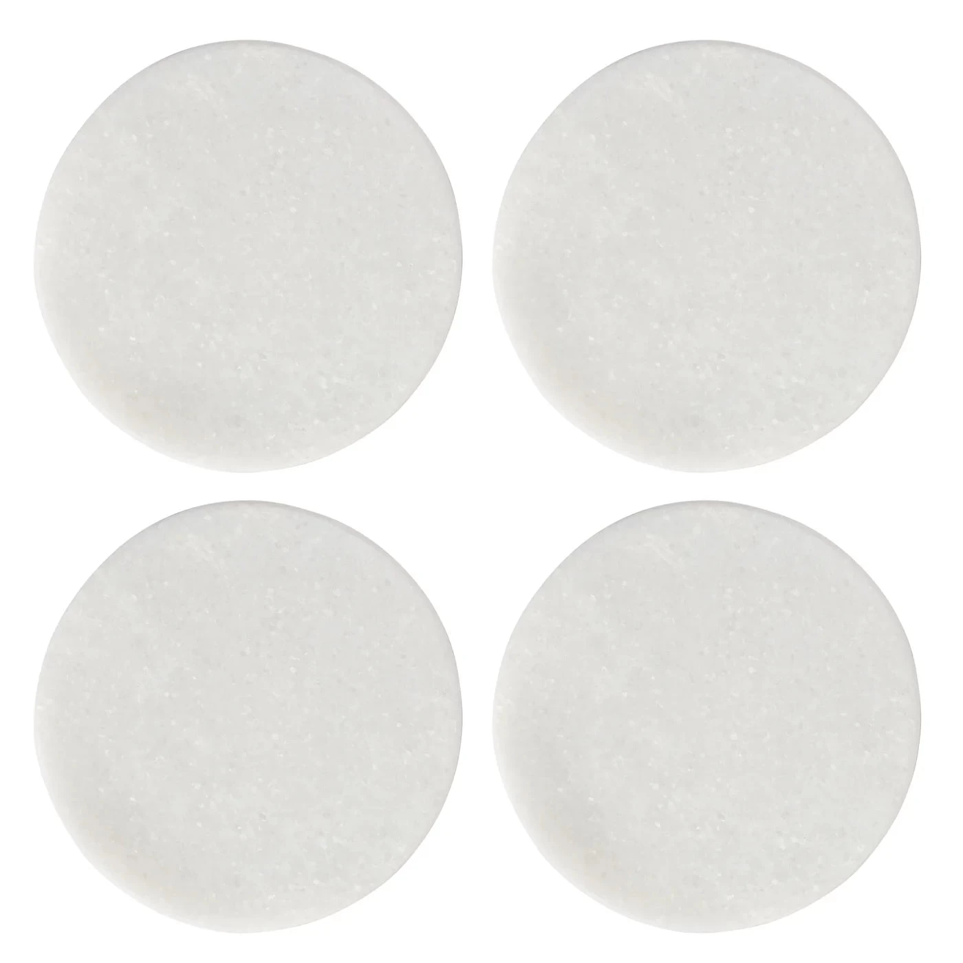 Marble 4 Piece Round Coaster Set 6 Marble 4 Piece Round Coaster Set - Image 4