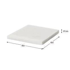 Marble 4 Piece Square Coaster Set -Chic Furniture Shop 21457 z 7 lg