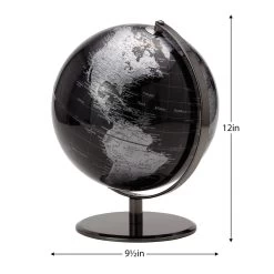 Latitude World Globe - Black -Chic Furniture Shop 21470 z 2 lg