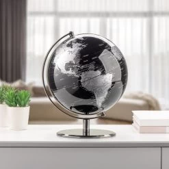 Latitude World Globe - Black