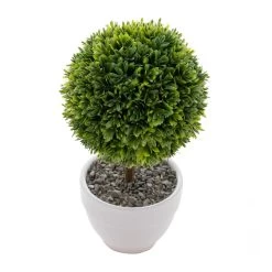 Jardin 10" Potted Faux Topiary - Boxwood Ball -Chic Furniture Shop 21682 z 2 lg