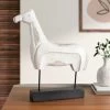 Noble Horse 22.75h" Decor Sculpture - White