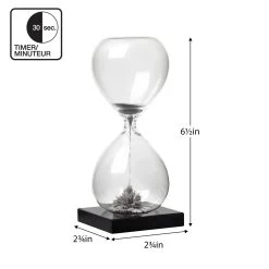 Magnetic Sand 30 Second 6.5h" Hourglass -Chic Furniture Shop 23506 z 5 lg
