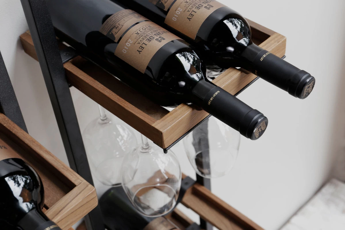 D-Bodhi Wine Rack - 6 Bottles W/ Glass Holder 8 D-Bodhi Wine Rack - 6 Bottles W/ Glass Holder - Image 6