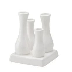 Multi Tube Square White Ceramic Urn Vase 13 Multi Tube Square White Ceramic Urn Vase -Chic Furniture Shop 24012 z 2 lg