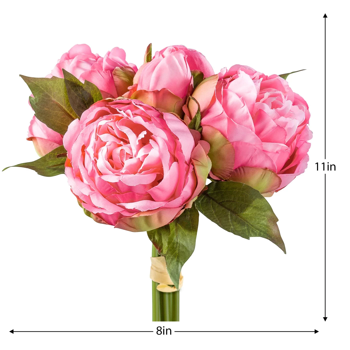 Blushing Peony 5 Bloom Bouquet - Pink 4 Blushing Peony 5 Bloom Bouquet - Pink - Image 2