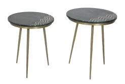 Function Green Marble Accent Tables - Set Of 2 -Chic Furniture Shop 2432 var scene 1 full