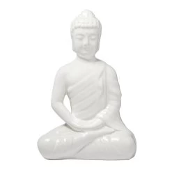 Sitting Ceramic Buddha 8" Decor Statue 8 Sitting Ceramic Buddha 8" Decor Statue -Chic Furniture Shop 24382 z 1 lg