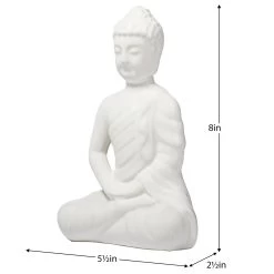 Sitting Ceramic Buddha 8" Decor Statue 10 Sitting Ceramic Buddha 8" Decor Statue -Chic Furniture Shop 24382 z 4 lg