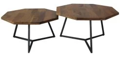 Loft Octagon Nesting Coffee Table - Set Of 2