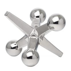 Jack Ceramic Decor Sculpture - Silver -Chic Furniture Shop 24632 z 3 lg