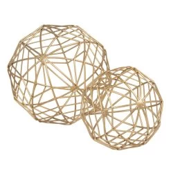 Chevron Metal Wire 6" Decor Ball -Chic Furniture Shop 24916 z 2 lg