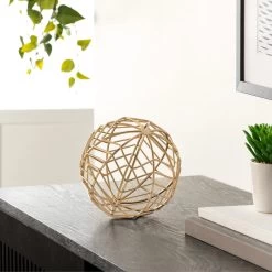 Chevron Metal Wire 6" Decor Ball