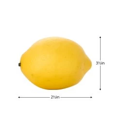 Orchard 8 Piece Faux Fruit Decor Set - Lemons -Chic Furniture Shop 25103 z 3 lg