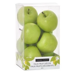 Orchard 8 Piece Faux Fruit Decor Set - Green Apples -Chic Furniture Shop 25105 z 3 lg