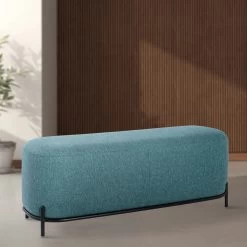 Pender Pin Leg Upholstered Long Bench - Blue 8 Pender Pin Leg Upholstered Long Bench - Blue -Chic Furniture Shop 25774 z lg