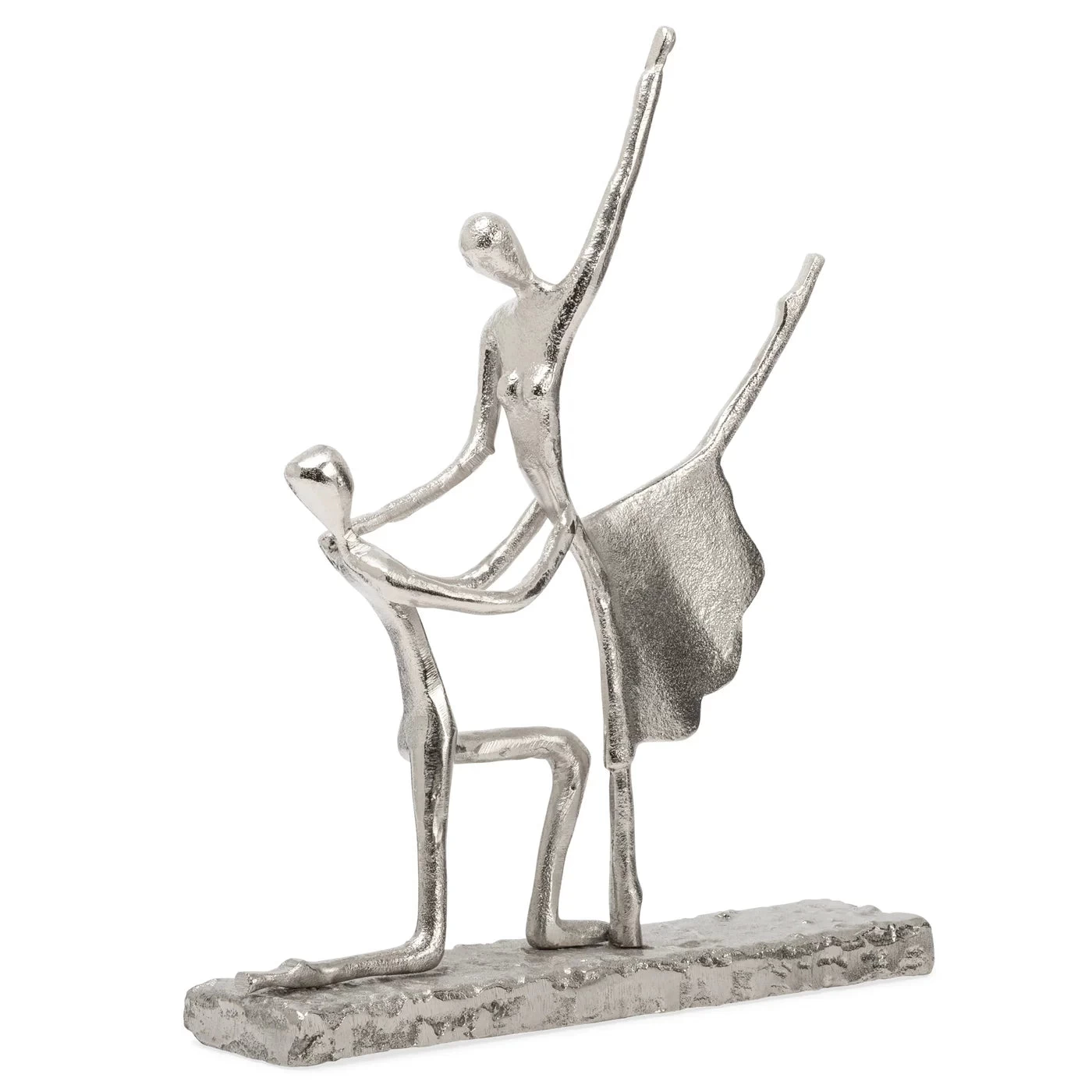 Dancing Lift 13.25h" Aluminum Couple Decor Sculpture 7 Dancing Lift 13.25h" Aluminum Couple Decor Sculpture - Image 5