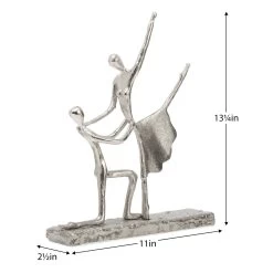 Dancing Lift 13.25h" Aluminum Couple Decor Sculpture 10 Dancing Lift 13.25h" Aluminum Couple Decor Sculpture -Chic Furniture Shop 25976 z 3 lg