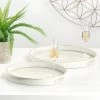 Savoy Gold Trim 2 Piece Round Tray Set - Florence 2 Savoy Gold Trim 2 Piece Round Tray Set - Florence -Chic Furniture Shop 26135 z 4 lg