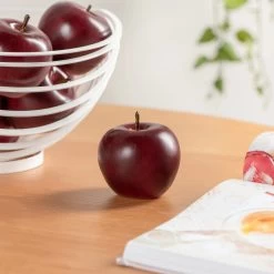 Orchard 8 Piece Faux Fruit Decor Set - Red Apples -Chic Furniture Shop 26157 z 4 lg