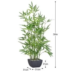 Bamboo 18h" Faux Potted Plant -Chic Furniture Shop 26389 z 4 lg ae342829 896f 415e 83be 1ac95a0046ed