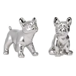 Bulldog Standing 6h" Ceramic Decor Sculpture- Silver 17 Bulldog Standing 6h" Ceramic Decor Sculpture- Silver -Chic Furniture Shop 26551 z 4 lg