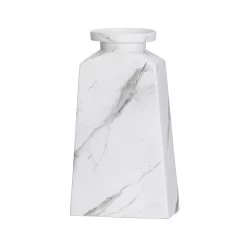 Aris Marble Ceramic 13h" Tapered Urn Vase -Chic Furniture Shop 26585 z 1 lg