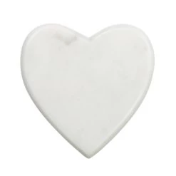 Marble Heart 4 Piece 4" Coaster Set -Chic Furniture Shop 26593 z 2 lg